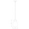 Z-Lite Bella 1 Light Mini Pendant, Matte Black & Clear 476MP-ROD-MB-BN - alternate 8